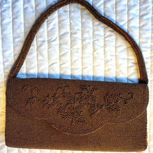 Vintage Kane M Beaded Purse Shoulder Bag